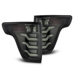 AlphaRex - AlphaRex 660010 Pro-Series LED Taillights Jet Black for 11-15 Ford Explorer - Image 1