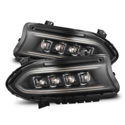 AlphaRex - AlphaRex 880499 Black LED Projector Headlights for 16-23 Dodge Charger - Image 1