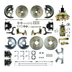 The Right Stuff Detailing - The Right Stuff Detailing AFXDC43CS 62-67 Chevy II Brake Conversion Kit FR & RR - Image 1