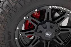 Rough Country Suspension Systems - Rough Country Bolt-On Rear Caliper Covers Red for Jeep JL/JT Sport 711502 - Image 4