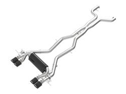 aFe Power - aFe 49-36353-C 3-2.5" Cat-Back Exhaust w/Carbon Fiber Tip for 23-26 BMW M2 3.0L - Image 1