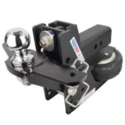 Shocker Hitch - Shocker Hitch SH-HDMB610-300-25SC Shocker HD 20K 3" Max Black Air Receiver Hitch - Image 1