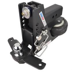 Shocker Hitch - Shocker Hitch SH-HDMB640-300-2SC Shocker HD 20K 3" Max Black Air Receiver Hitch - Image 1