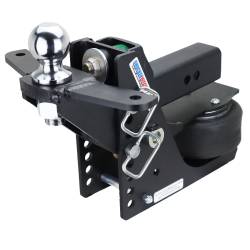Shocker Hitch - Shocker Hitch SH-MB610-250-25SC Shocker 12K 2.5" Max Black Air Receiver Hitch - Image 1