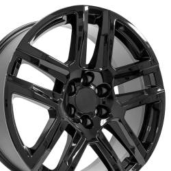 OE Wheels LLC - OE Wheels CV63 22x9 6x5.5 28mm Gloss Black CV63-22090-6550-28B - Image 1
