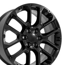 OE Wheels LLC - OE Wheels CV67 22x9 6x5.5 28mm Satin Black CV67-22090-6550-28B1 - Image 1