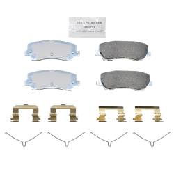 NRS Brakes - NRS Brakes NS2412 REAR Disc Brake Pad Set for 15-23 Ford Mustang 2.3 5.0 - Image 1