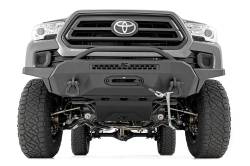 Rough Country Suspension Systems - Rough Country 10713 High Clearance Front Winch Bumper Black for 16-23 Tacoma - Image 2