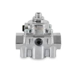 Holley - Holley Performance 12-881 Carbureted By-Pass Regulator 6.0 PSI Chrome Die Cast - Image 2