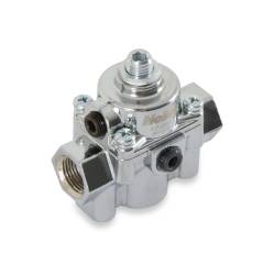 Holley - Holley Performance 12-881 Carbureted By-Pass Regulator 6.0 PSI Chrome Die Cast - Image 3