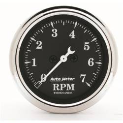 AutoMeter - AutoMeter 1797 Old Tyme Black In-Dash Tachometer 7000RPM 2-1/16" - Image 1