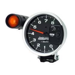 AutoMeter - AutoMeter 233905 Autogage Pedestal Tachometer Gauge Black 0-8000RPM 5" - Image 1