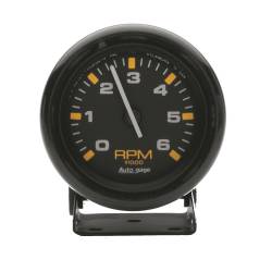 AutoMeter - AutoMeter 2306 Autogage Pedestal Tachometer Black Gauge 0-6000RPM 2-3/4" - Image 1