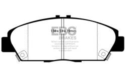 EBC Brakes - EBC Brakes DP4975R Yellowstuff Street & Track Brake Pads for 92-96 Prelude - Image 1