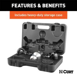 CURT - CURT 60638 Factory-Style Gooseneck Ball & Safety Chain Anchor Kit - Image 6