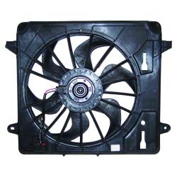 Crown Automotive Jeep Replacement - Crown 55056642AD Electric Cooling Fan Module for 07-08 Jeep Wrangler JK 3.8 2.8 - Image 1