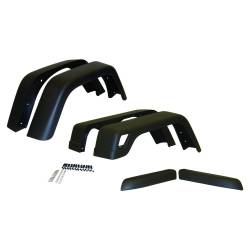Crown Automotive Jeep Replacement - Crown 55254918K76 Fender Flare Kit for 97-06 Jeep Wrangler LJ & TJ - Image 1