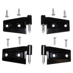 Crown Automotive Jeep Replacement - Crown Automotive 55395384K4 Door Hinge Kit for 07-18 Jeep Wrangler JK - Image 1