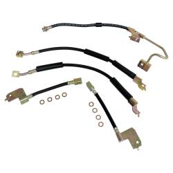 Crown Automotive Jeep Replacement - Crown BHK7 5PC Brake Hose Kit for 94-98 Jeep Grand Cherokee ZJ Rear Disc - Image 1