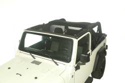 Rugged Ridge - Rugged Ridge Eclipse Sun Shade Front/Rear Black for Wrangler LJ 13579.09 - Image 1
