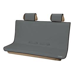 CURT - CURT 18510 Seat Defender 58" x 55" Removable Waterproof Grey Bench Seat Cover - Image 1