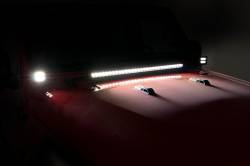 Rough Country Suspension Systems - Rough Country 80054 Hood Mount 30" LED Light Bar Kit for 18-26 Jeep JL/JT - Image 6