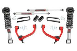 Rough Country Suspension Systems - Rough Country 54440RED 3" M1 Strut Suspension Lift Kit for 09-13 Ford F150 4WD - Image 1