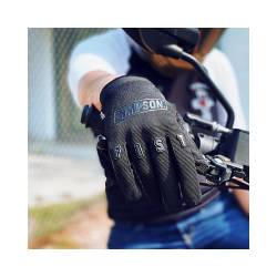 Simpson Motorcycle - Simpson Safety SFG02MD Nocturn Racing Gloves Medium Black - Image 3