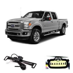 Brandmotion - Brandmotion 9002-7440 Dual Mount License Plate Backup Camera w/Tailgate Harness - Image 1