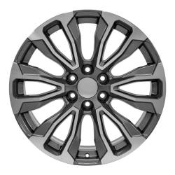 OE Wheels LLC - OE Wheels CV30-22090-6550-28MG CV30 22x9 6x5.5 28mm Gunmetal/Machined - Image 2