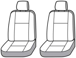 Seat Saver - Seat Saver SS2344PCSA Polycotton SeatSaver Front Row Seat Covers Wet Sand - Image 2