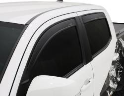 Husky Liners - Husky Liners 2857015 Low Pro Ventvisor Deflector Matte Black Outside Mount 4Pc - Image 1