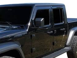 Black Horse Off Road - Black Horse 140340 Tape-On Rain Guard for 20-24 Jeep Gladiator & Wrangler JL - Image 2