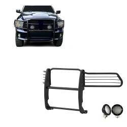 Black Horse Off Road - Black Horse 17DG109MA-PLFB Black Grille Guard w/LED for RAM 1500/Classic - Image 1