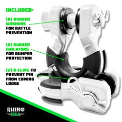 Rhino USA - Rhino USA SUPERSHACK-WHT 8t Super Shackle 2Pc White - Image 2