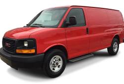 APS - APS IB03RDJ0B IRunning Running Boards Black for 03-25 Express/Savana Van - Image 2