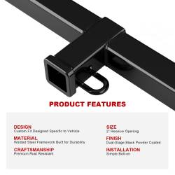 APS - APS HT24CIE11 Class-III 2" Trailer Receiver Hitch for 97-01 Honda CR-V - Image 5