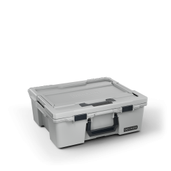 DECKED - DECKED A0020-HRAK-GRY Halfrack 32 D-Co Case Cool Gray w/Black Latches - Image 1