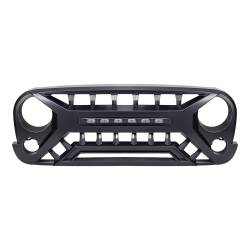 AMERICAN MODIFIED - AMERICAN MODIFIED AMJPAA00133 Armor Grille w/Off-Road Lights Matte Black - Image 2