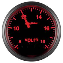 AutoMeter - AutoMeter 5683 Elite Series Volt Meter Gauge 8-18V 2-1/16" Stepper Motor - Image 6