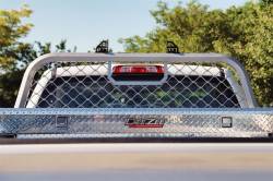 Dee Zee - Dee Zee DZ95050R Silver Aluminum Mesh Cab Rack - Image 3