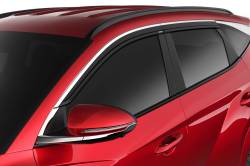 Husky Liners - Husky Liners 2884068 Low Profile Ventvisor Deflector Smoke w/Chrome Trim Outside - Image 1