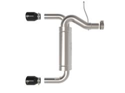 aFe Power - aFe 49-33137-B 3-2.5" SS Axle-Back Exhaust System w/Blk for 21-26 Bronco 2.3/2.7 - Image 2