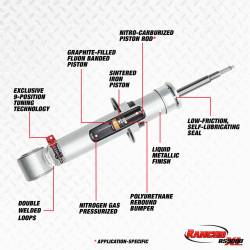 Rancho - Rancho RS999762 RS9000XL 0" Front Suspension Strut for 95-04 4Runner/Tacoma - Image 2