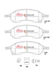 Disc Brakes Australia - Disc Brakes Australia DB2388XP DBA Xtreme Performance Rear Brake Pads - Image 1