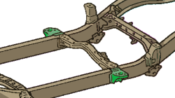 Rust Buster Frameworks - Rust Buster RB7123L LEFT Rear Cab Mount for 95-15 Toyota Tacoma Reg/Ext - Image 7