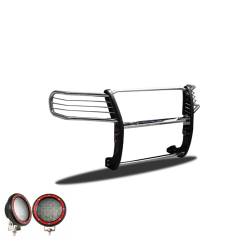 Black Horse Off Road - Black Horse 17A098900MSS-PLFR SS Grille Guard w/LED for Sequoia/Tundra - Image 1