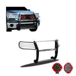 Black Horse Off Road - Black Horse 17A098900MSS-PLR SS Grille Guard w/LED for Sequoia/Tundra - Image 1
