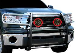Black Horse Off Road - Black Horse 17A098900MSS-PLR SS Grille Guard w/LED for Sequoia/Tundra - Image 2