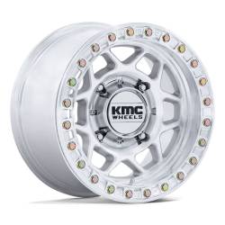 KMC Powersports - KMC Powersports KS241 TORX BEADLOCK 15x7 4x156 38mm Machined KS241DX15704438 - Image 1
